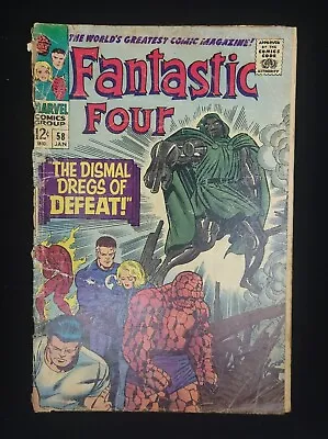 Buy Fantastic Four (1961) #58 1967 Silver Surfer Appearance Doctor Doom - Fa (1.0) • 15.53£