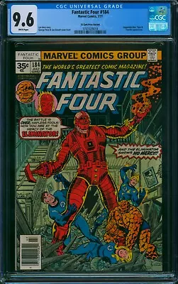 Buy Fantastic Four #184 ⭐ 35 CENT PRICE VARIANT - RARE! ⭐ CGC 9.6 Marvel Comic 1977 • 893.10£