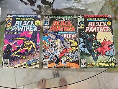 Buy Marvel Premiere Black Panther #51, #52, And  #53 (3 )Comic Lot High Grade • 38.82£