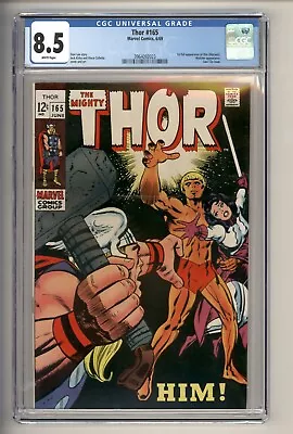 Buy Thor #165 June 1969 Marvel 1st Full HIM Warlock CGC 8.5 HOT! • 970.76£