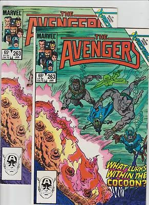 Buy Avengers #263 1ST APP X FACTOR RETURN JEAN GREY ULTRA RARE DARK COVER VARIANT NM • 31.06£