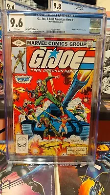 Buy GI Joe A Real American Hero #1 CGC 9.6 1982 Key 1st App. Of GI Joe Team. • 244.62£