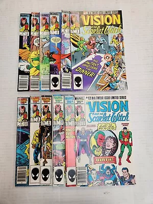 Buy Vision And The Scarlet Witch 1-12  | 1st Thomas + William Maximoff | Marvel 1985 • 31.06£