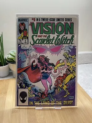 Buy The Vision And The Scarlet Witch #5 1986 WandaVision Marvel Comic • 20£