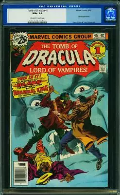 Buy TOMB OF DRACULA #45 CGC 9.6 1976 1st Deacon Frost! Blade! NM+ M11 460 Cm Clean • 1,316.35£