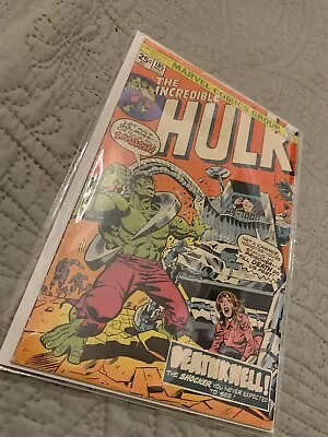 Buy Marvel Comics “The Incredible Hulk” #185 Fine-Very Fine Condition DEATHKNELL • 21.75£