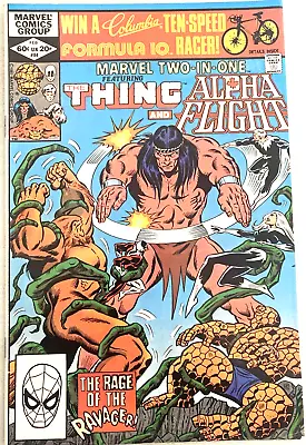 Buy Marvel Two In One. # 84. 1st Series. Thing & Alpha Flight. Feb. 1982. Vfn- 7.5 • 3.14£