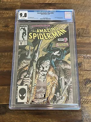 Buy Amazing Spider-Man #294 (1987) CGC 9.8 :  Death  Of Kraven : Vermin App • 194.15£