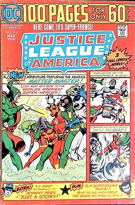 Buy Justice League Of America #116 - 1st Appearance Of Golden Eagle • 3.88£