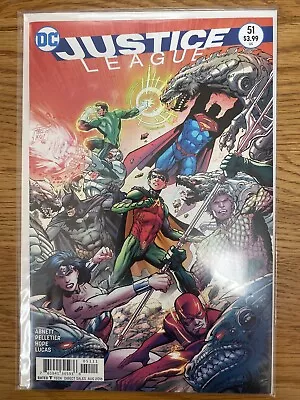Buy Justice League #51 August 2016 Abnett/Pelletier DC Comics • 0.99£