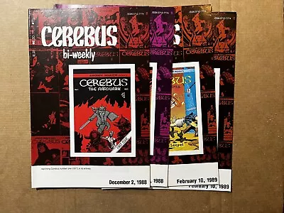 Buy Cerebus The Aardvark #1 2 6 6 Reprint  Biweekly Dec 1988 • 3.03£