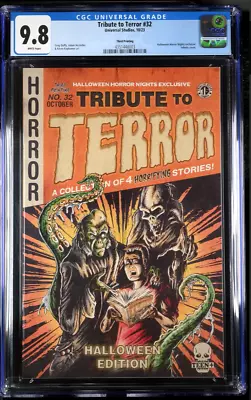 Buy Tribute To Terror #32 CGC 9.8 Universal Studios Halloween Horror Nights (2023) • 194.15£