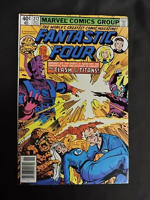 Buy Fantastic Four No. 212 Comic Book   (VF+)   The Battle Of The Titans!  • 5.40£