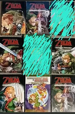 Buy 7 Bundle The Legend Of Zelda Mangas Akira Himekawa Ocarina Majoras Twilight • 40£