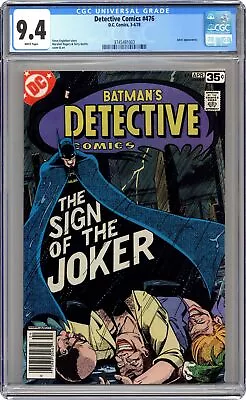 Buy Detective Comics #476 CGC 9.4 1978 3745491003 • 116.49£