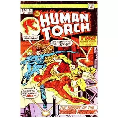 Buy Human Torch #6  - 1974 Series Marvel Comics Fine+ Full Description Below [t. • 10.81£