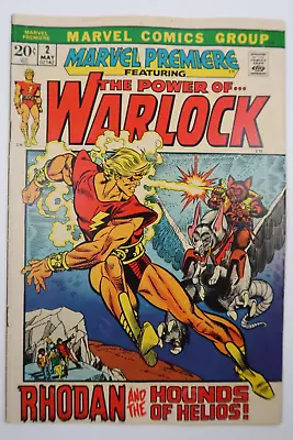Buy Marvel Premiere #2 Warlock Is Given First Name Adam Bronze Age Marvel 1972 F/VF • 14.56£