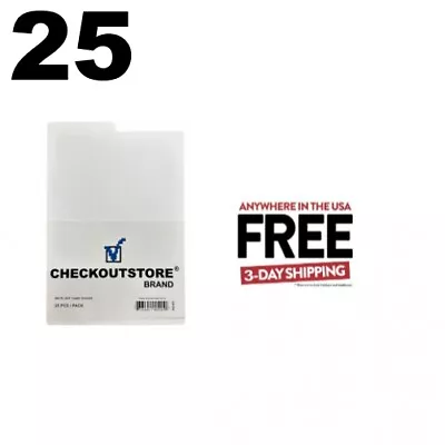 Buy 25 COS White Plastic Record Dividers For Comic Book Divider **1-3 DAYS • 22.13£