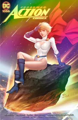 Buy Action Comics #1056 Inhyuk Lee Sdcc Foil Variant Power Girl Homage Red Hot! • 46.59£