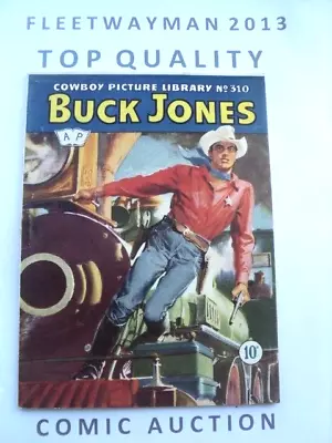 Buy Cowboy Picture Library Comic - 310 - 1959 - Buck Jones - Vgc - Western Fleetway • 3.99£