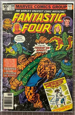 Buy (1979) Fantastic Four #209: KEY ISSUE! (1ST) H.E.R.B.I.E. THE ROBOT! 3.0-4.0 • 15.52£