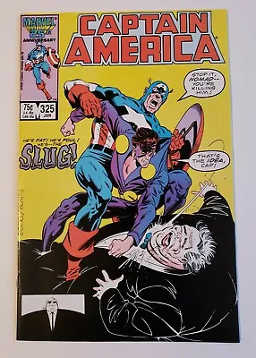 Buy Captain America #375 1st Full App Of Slug And Priscilla Lyons Marvel Comics 1987 • 13.16£