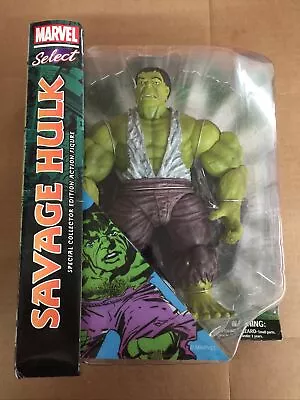 Buy Savage Hulk Marvel Select PVC Action Figure Diamond Select Toys • 32.61£