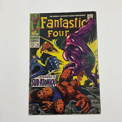 Buy Fantastic Four 76 Very Good/Fine Vg/Fn 5.0 Marvel 1968 • 15.52£