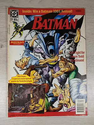 Buy DC Comics BatMan #27 Batman Monthly 1990 Vintage Comic London Editions Magazines • 7.95£