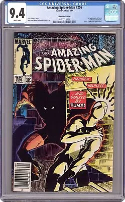 Buy Amazing Spider-Man #256N CGC 9.4 Newsstand 1984 4407312005 • 62.91£