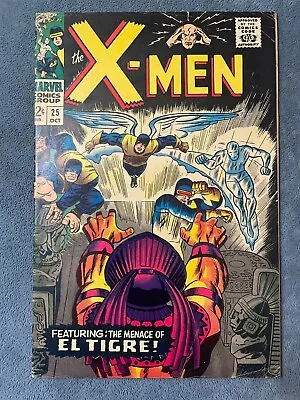 Buy Uncanny X-Men #25 1966 Marvel Comic Book 1st El Tigre Key Issue Kirby FN • 116.49£