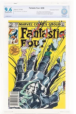 Buy Fantastic Four #258 CBCS 9.6 Canadian Price Variant (1961 1st Series) 1983 🔥cgc • 53.59£