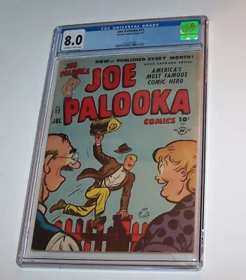 Buy Joe Palooka #11 - Harvey Comics 1947 Golden Age Issue - CGC VF 8.0 • 116.49£