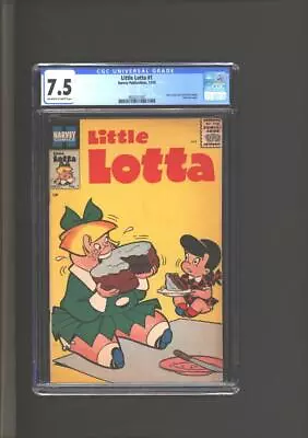 Buy Little Lotta #1 CGC 7.5 Little Lotta & Richie Rich Begin. Little Dot Cover 1955 • 1,067.83£