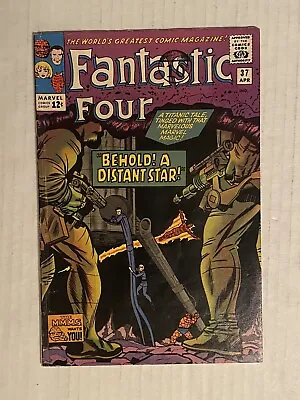 Buy Fantastic Four 37 Marvel 1965 First Appearance Of Anelle : Skrulls! • 50.36£