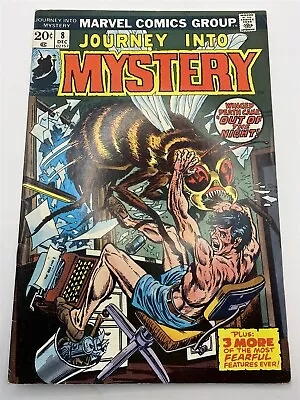 Buy JOURNEY INTO MYSTERY #8 Cents Bronze Age Horror Marvel Comics 1974 FN/VF • 7.95£