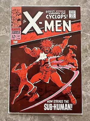 Buy X-Men #41 FN+ (1968 Marvel Comics) • 54.36£