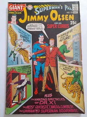 Buy Superman's Pal Jimmy Olsen #131 June 1970 VGC 4.0  Giant Size Reprints Issue • 9.99£