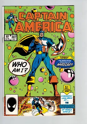 Buy Captain America (1968) # 307 (8.0-VF) (1929274) 1st Madcap 1985 • 21.60£