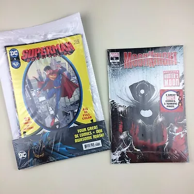 Buy Walmart Exclusive Value Pack X 2, Superman, Son Of Kal-El #1, Moon Knight #3 NEW • 31.06£