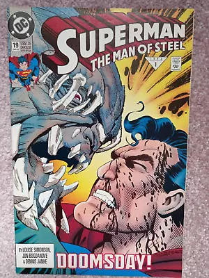 Buy DC COMICS - SUPERMAN. The Man Of Steel. #19. January 19th 1993 • 12£