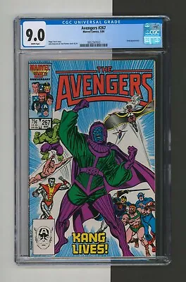 Buy Avengers #267, CGC 9.0 VF/NM WP, 1st App Of The Council Of Kangs, Marvel 1986 • 27.10£