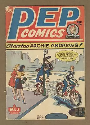 Buy Pep Comics #55 GD- 1.8 1945 • 174.74£