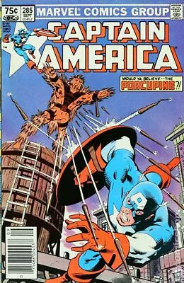 Buy Captain America Canadian Price Variant #285 FN+ 6.5 1983 Stock Image • 6.06£
