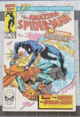 Buy Amazing Spider-Man #275 (Marvel, 1986) Return Of Hobgoblin, Origin Of Spidey VF- • 7.76£