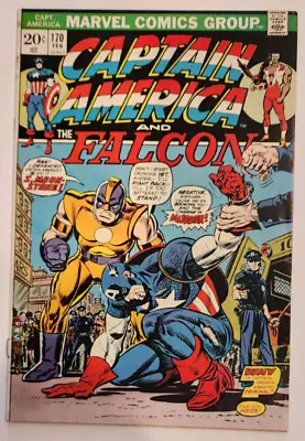 Buy CAPTAIN AMERICA & The Falcon #170 1st App Moonstone 1974 (8.5) Very Fine+ • 7.78£