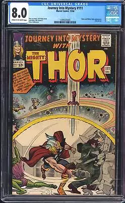 Buy Journey Into Mystery 111 CGC 8.0 • 192.21£