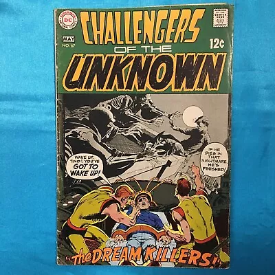 Buy CHALLENGERS Of The UNKNOWN # 67, May 1969, NEAL ADAMS COVER FINE MINUS CONDITION • 4.66£