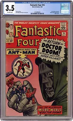 Buy Fantastic Four #16 CGC 3.5 1963 1276490002 • 202.28£