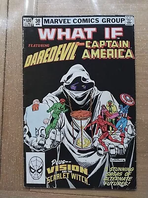Buy Marvel Comics WHAT IF #38 April1983 DAREDEVIL AND CAPTAIN AMERICA • 4£